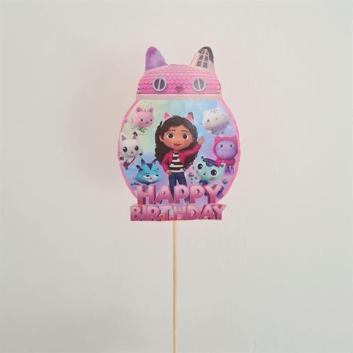 Gabby Hayal Evi Temalı 8 Kişilik Doğum günü Seti