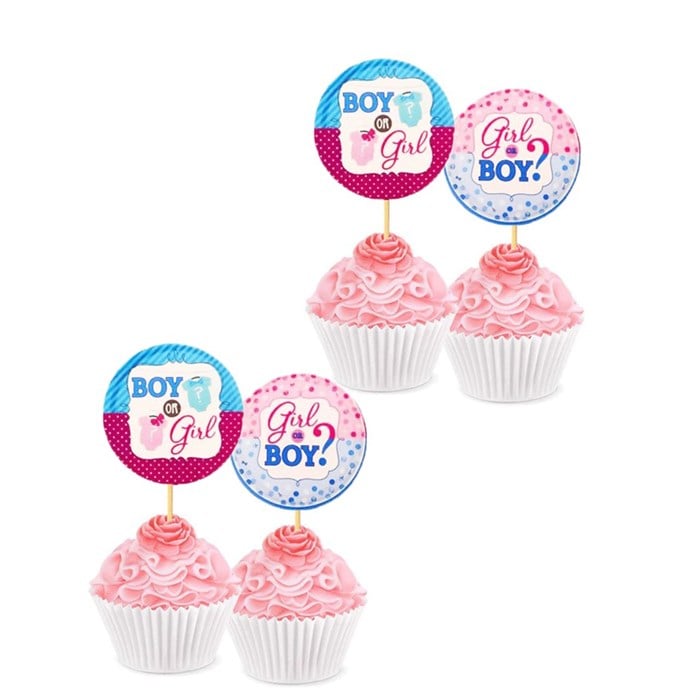 Girl or Boy Cinsiyet Temali Kürdan 20'li