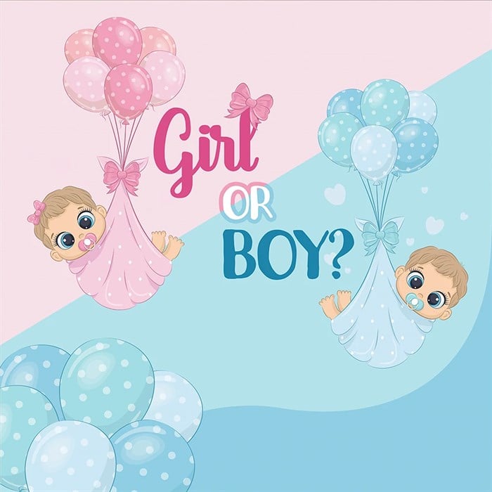 Girl or Boy Kare Branda Afişi
