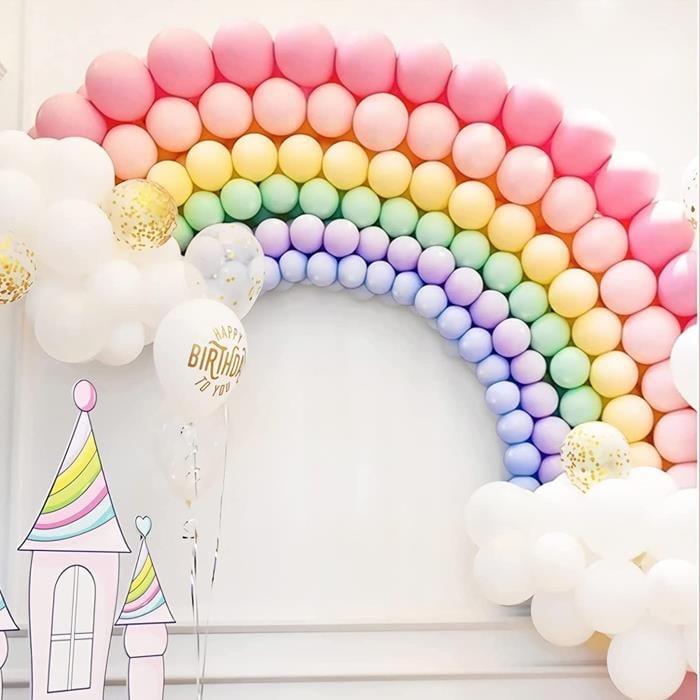 Gök Kuşağı Mini Balon Seti