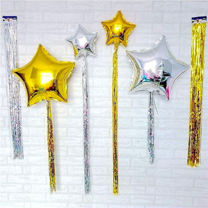 Gold Balon Püskülü 90 cm - 4 Adet