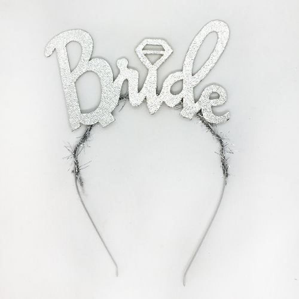 Gümüş Bride Tektaşlı Premium Taç