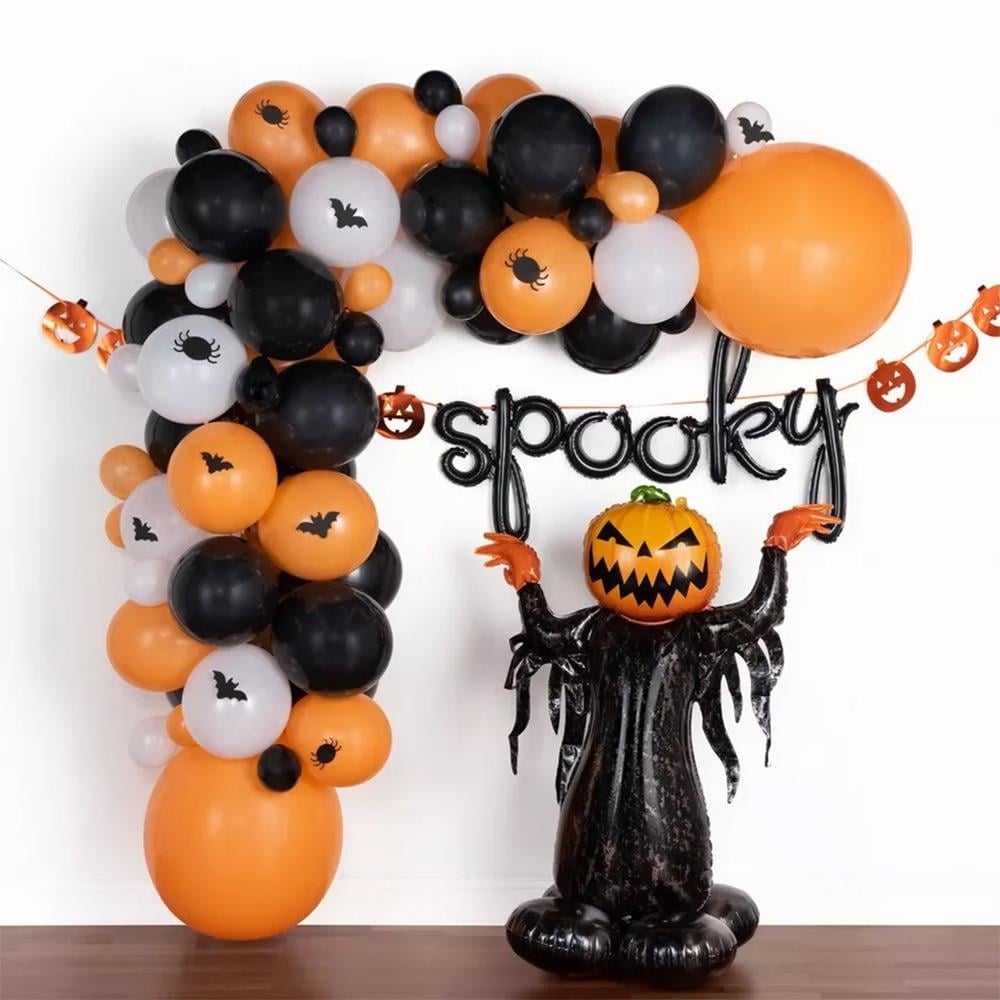 Halloween ayaklı Haylet Balkabağı Folyo Balon
