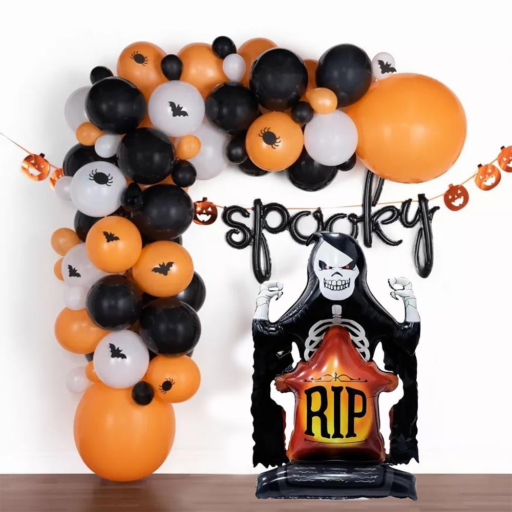 Halloween Ayaklı Rip İskelet Folyo Balon