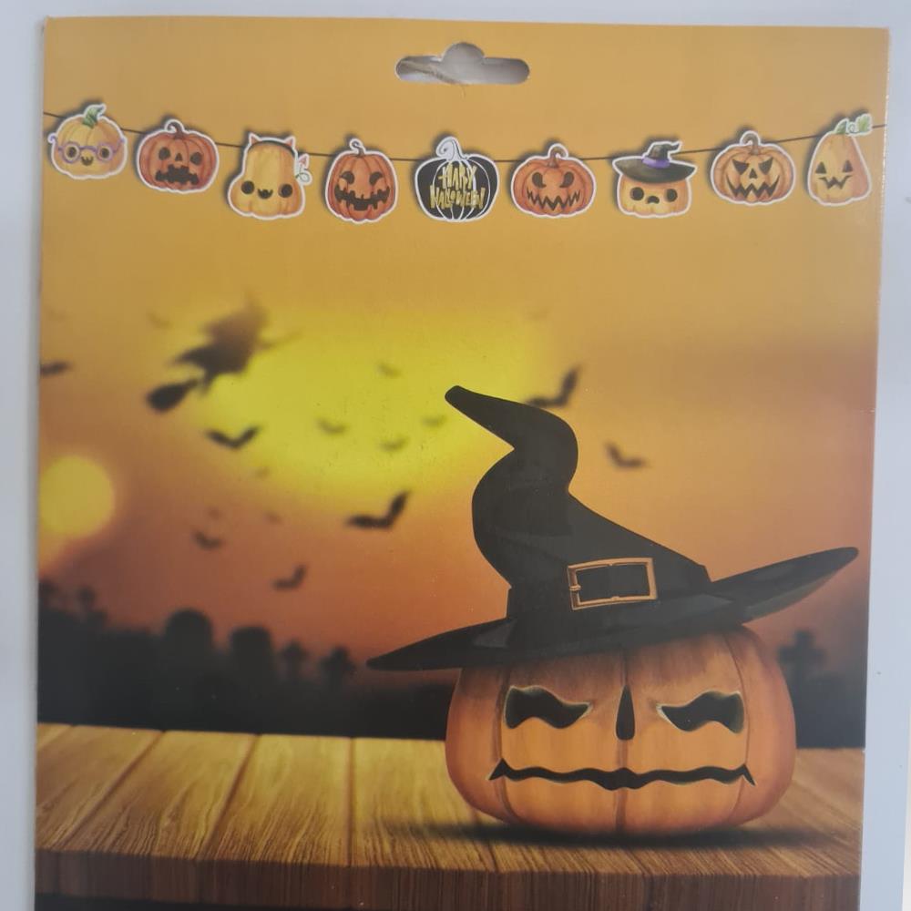 Halloween Balkabağı Temalı Banner Afiş Set