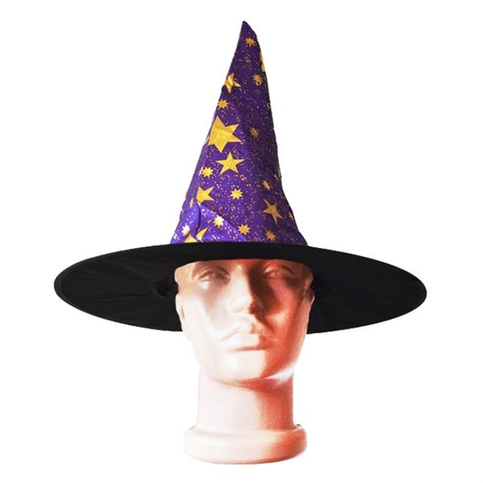 Halloween Cadı Şapkası - Mor