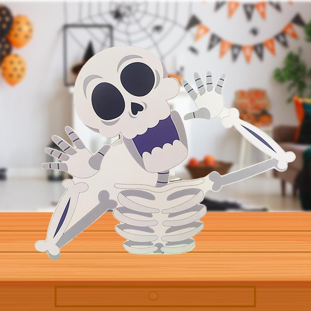 Halloween İskelet Masa Panosu 30cm