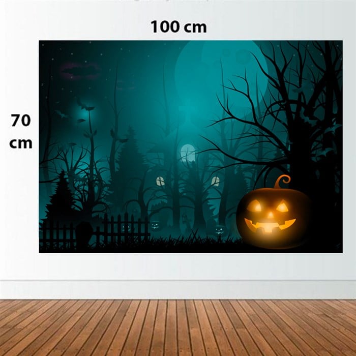 Halloween Temalı Branda Afiş 2 - 70x100 cm