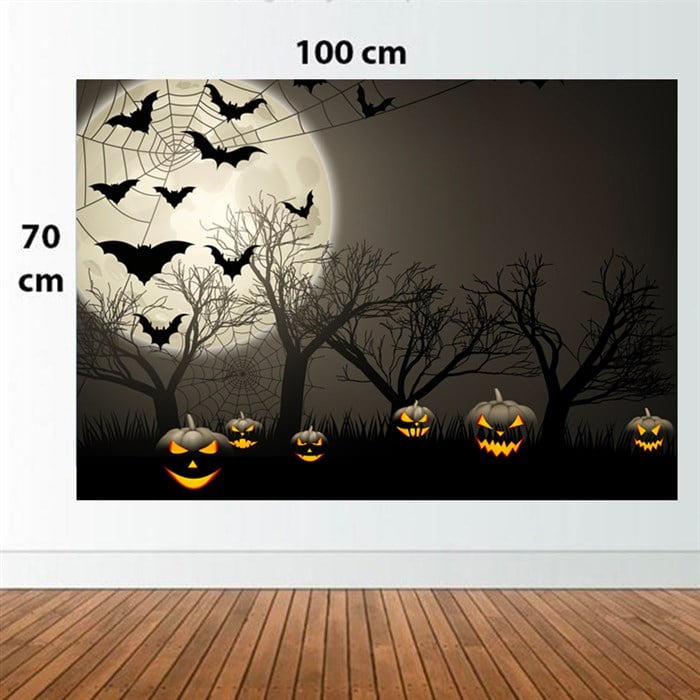 Halloween Temalı Branda Afiş 3 - 70x100 cm