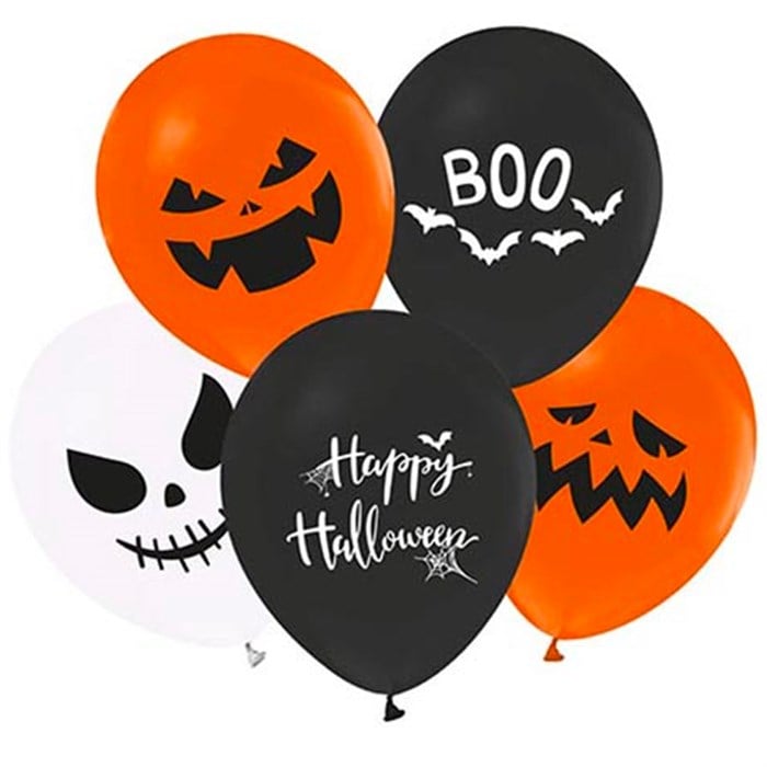 Halloween Temalı Lateks Balon 10 Adet