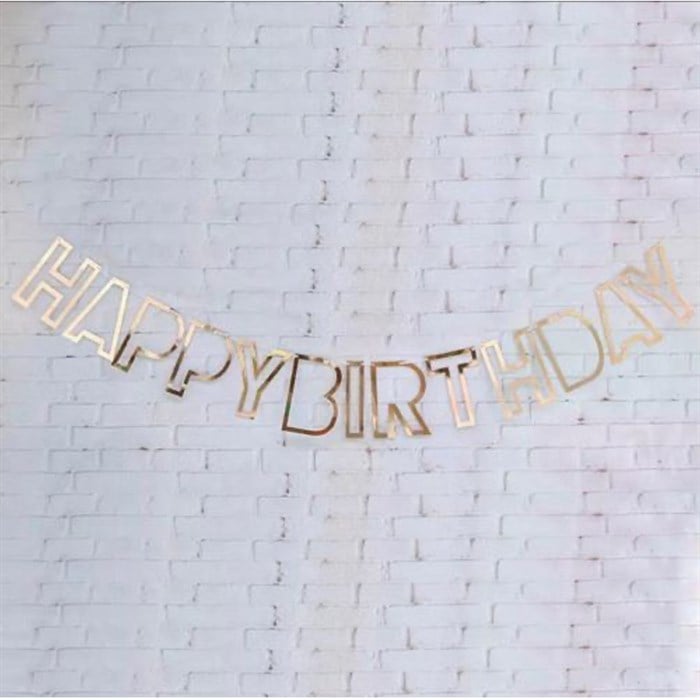 Happy Birthday Rose 3D Banner