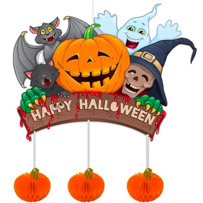 Happy Halloween Figürlü Sarkıt Süs