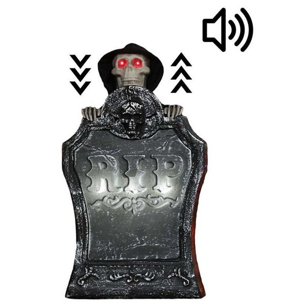 Hareketli Cadılar Bayramı Mezar Taşı