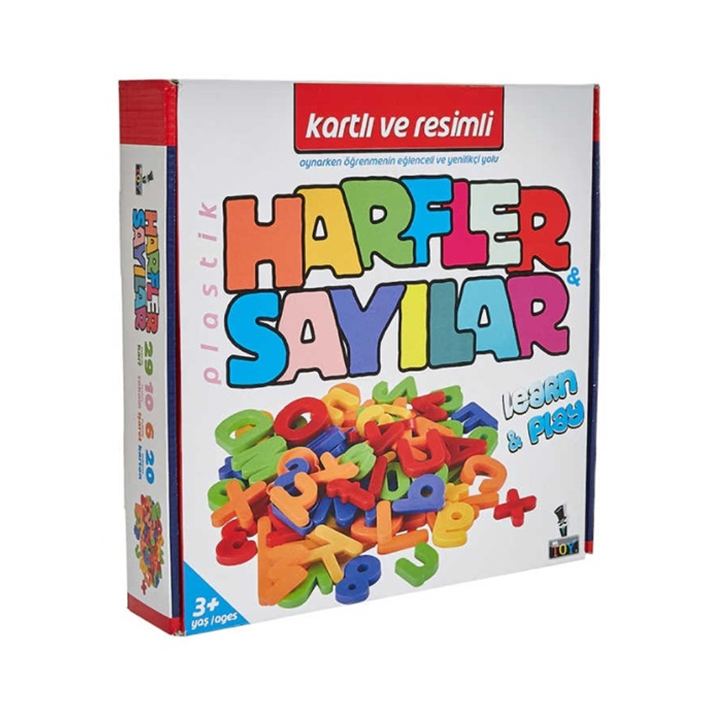 Harfler ve Sayılar Öğretici Oyun Kutu Seti