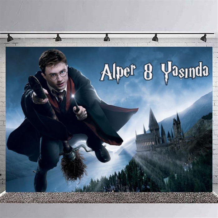 Harry Potter Doğum Günü Branda Afişi - 2 Boy Seçenekli