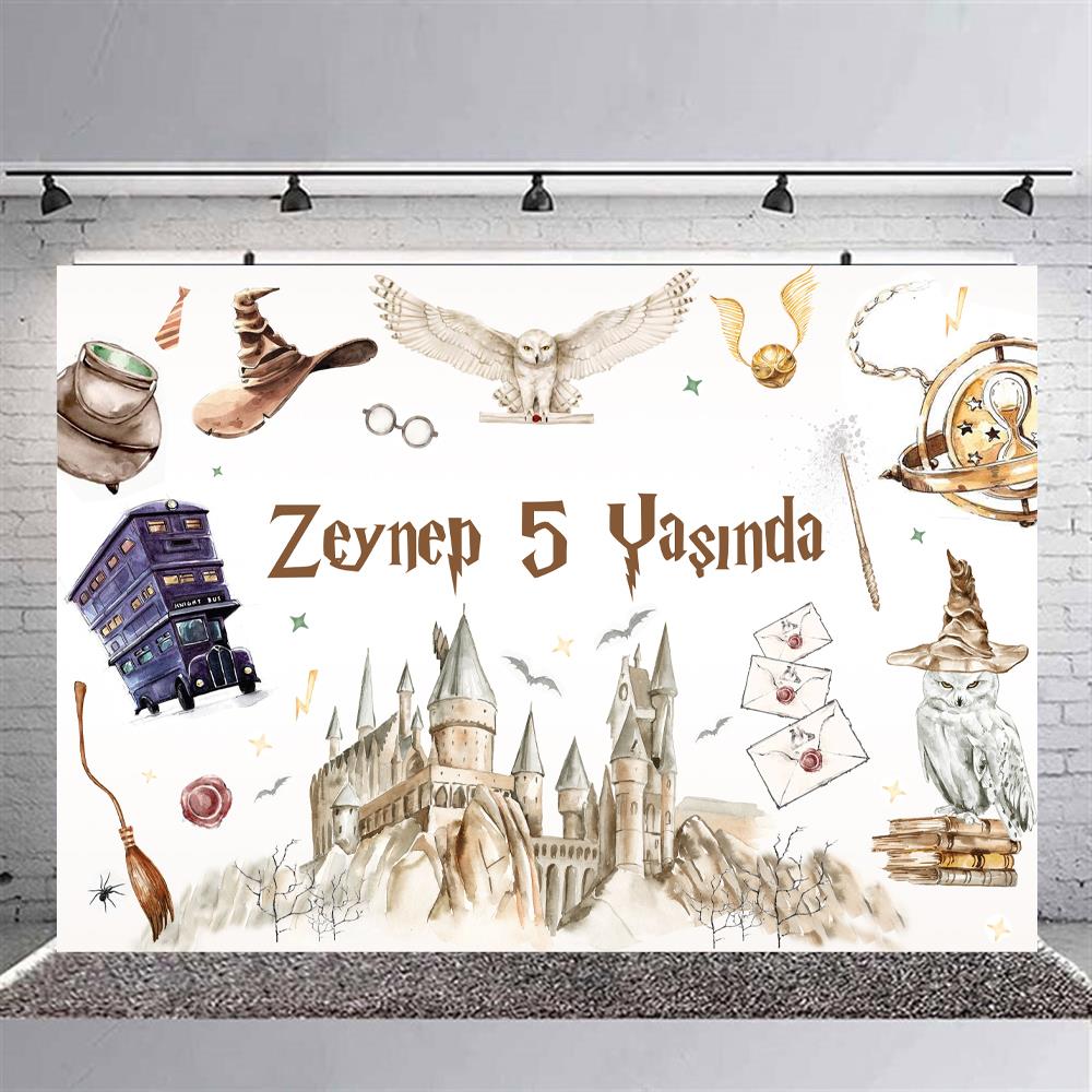 Harry Potter Konsepti Kişiye Özel Doğum Günü Afişi