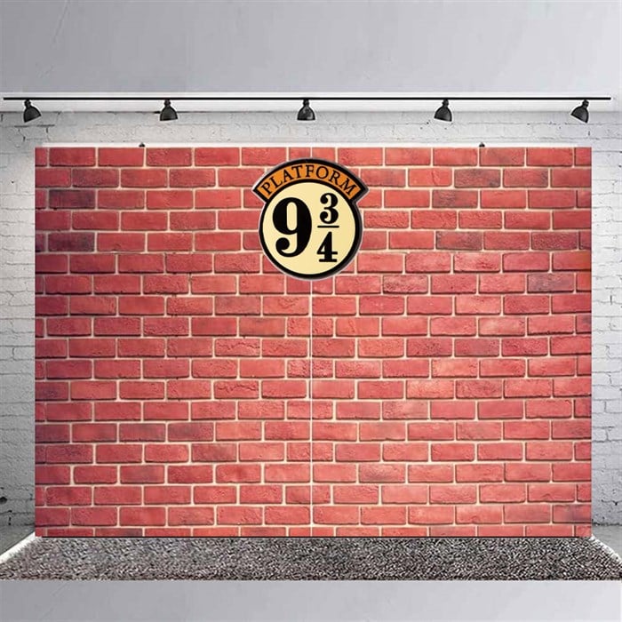 Harry Potter Platform 9 3/4 Doğum Günü Branda Afişi - 2 Boy Seçenekli