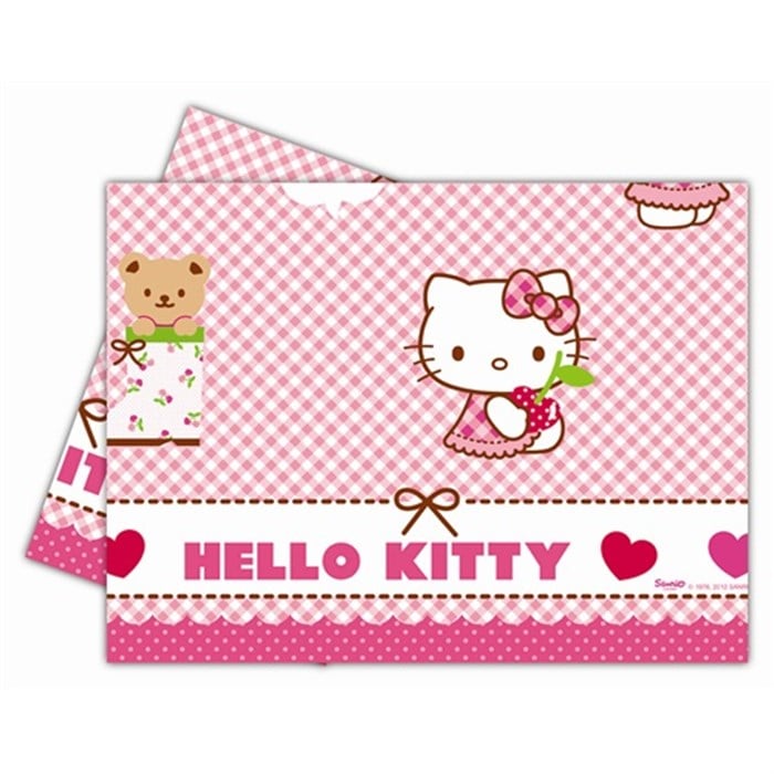 
Hello Kitty Doğum Günü Temalı Plastik Masa Örtüsü 120 x 180 cm
