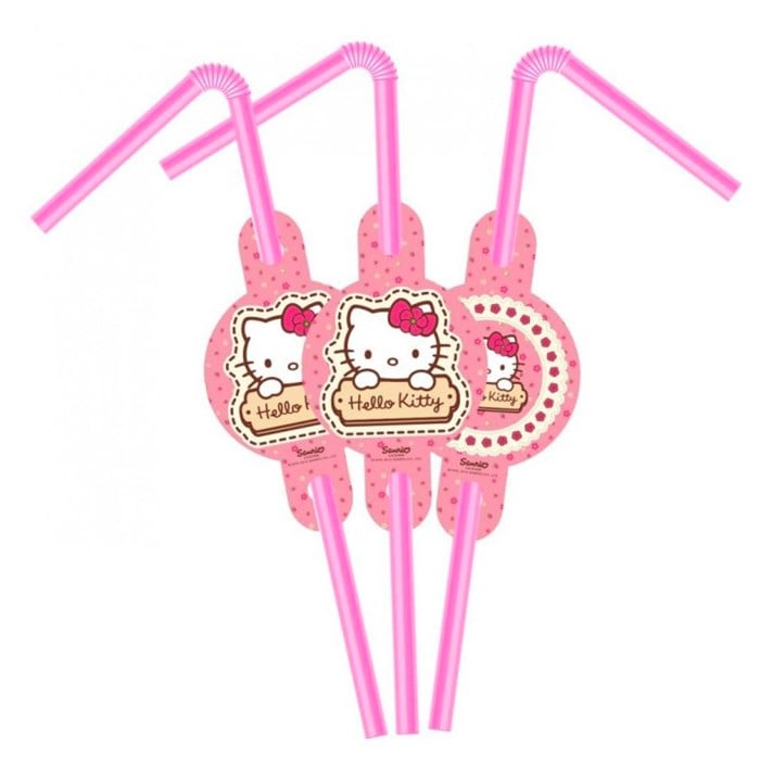 Hello Kitty Lisansli Pipet 6 Adet