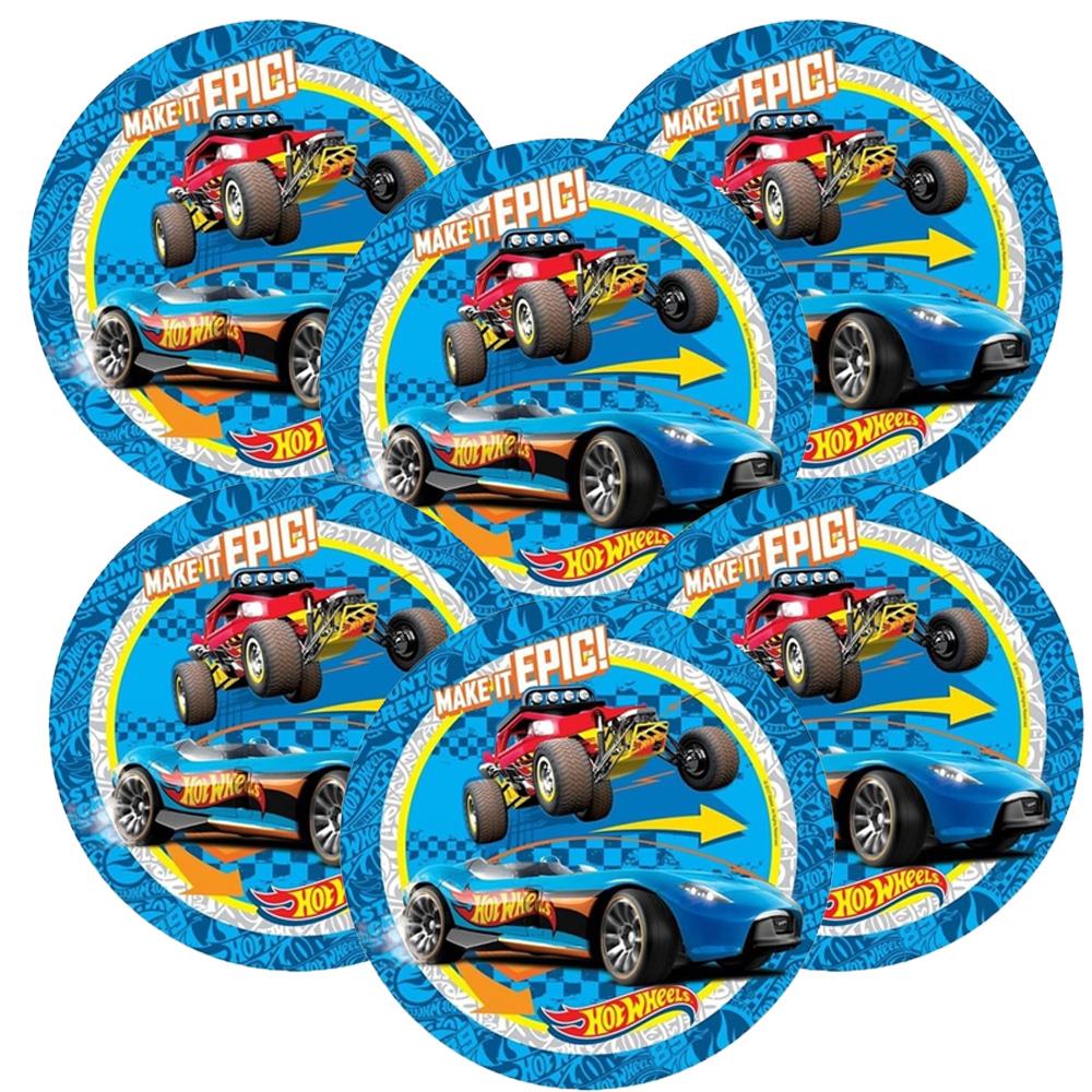 Hot Wheels Temalı 8 Kişilik Doğum Günü Seti
