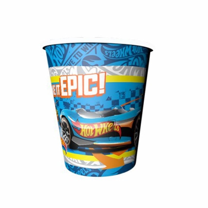 Hot Wheels Temalı Bardak 8'li