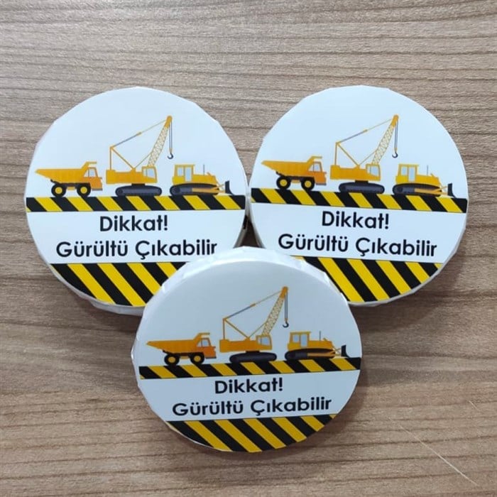 İnşaat Konsepti Hediyelik Sabun - 5 Adet