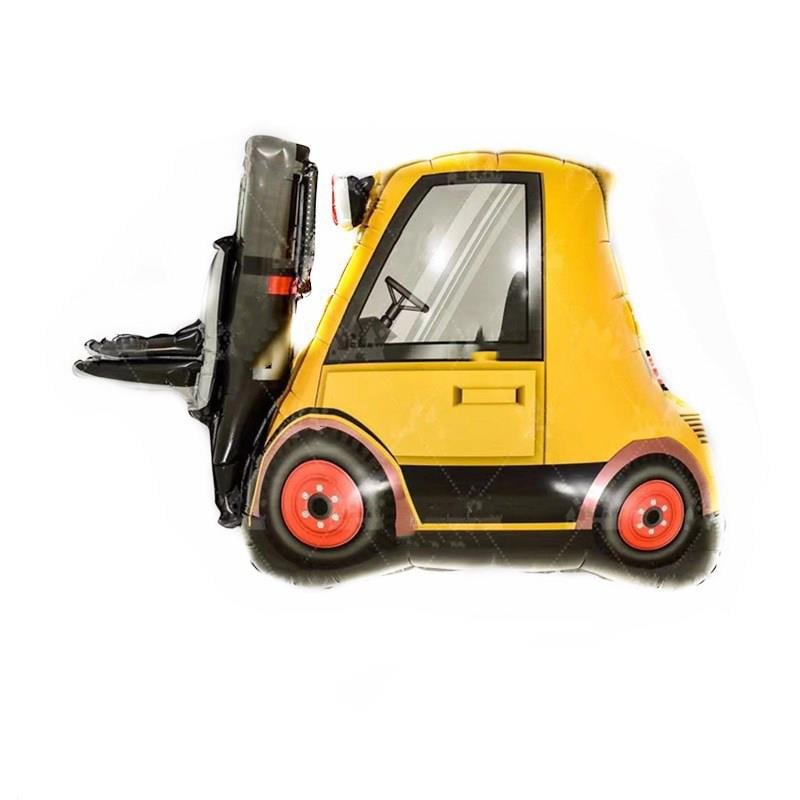 İnşaat Vinç Temalı Folyo Balon