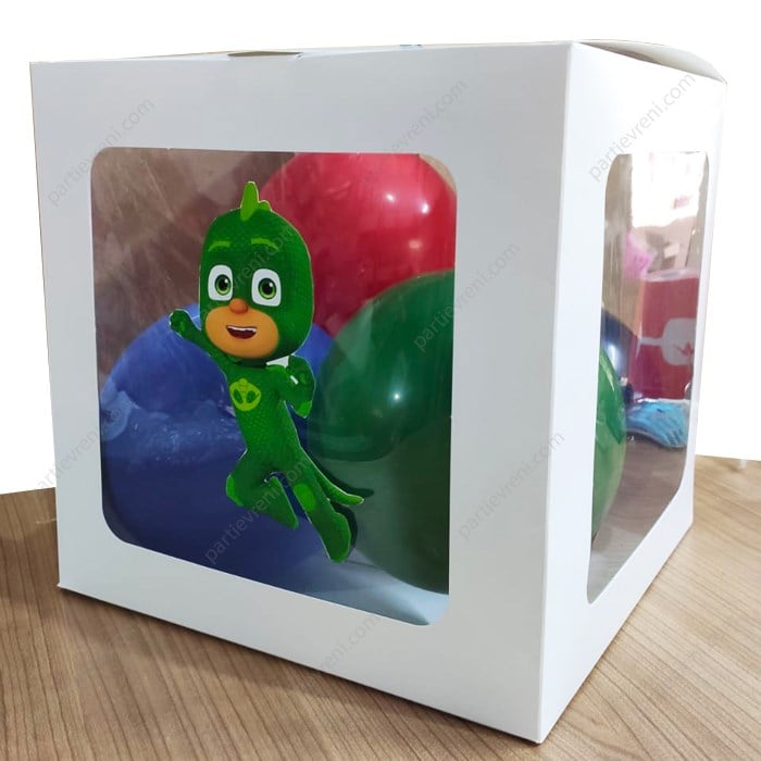 Kertenkele Çocuk Temalı Şeffaf Kutu Seti 25 cm