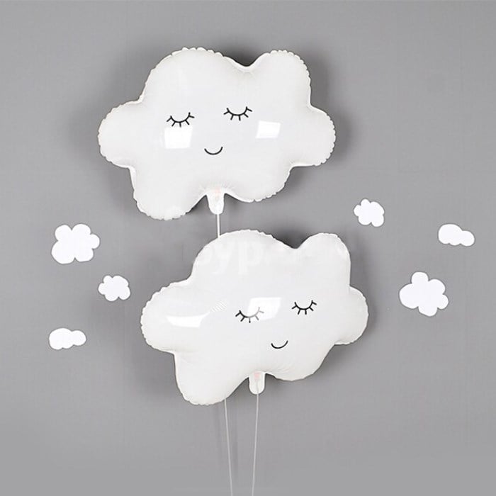 Kirpikli Bulut Folyo Balon 70 cm
