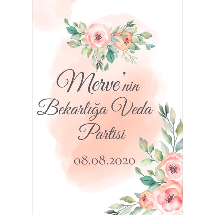 Kişiye Özel Bride To Be Afişi 4 - 70 cm - 100 cm