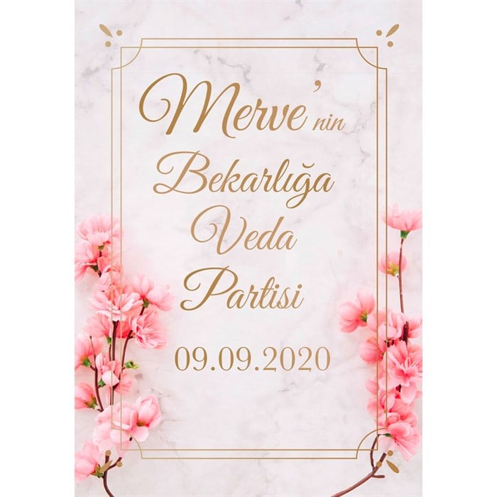 Kişiye Özel Bride To Be Afişi 7 - 70 cm - 100 cm