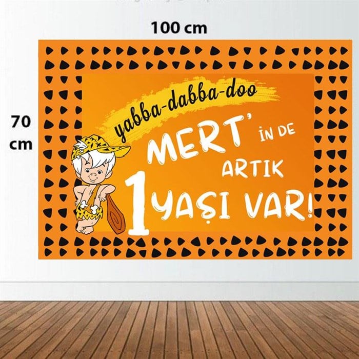 
Kişiye Özel Taş Devri Bam Bam Doğum Günü Afişi - 70 cm - 100 cm
