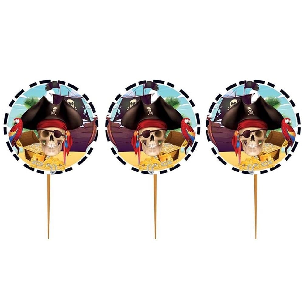 Korsan Temalı Kürdan 10'lu