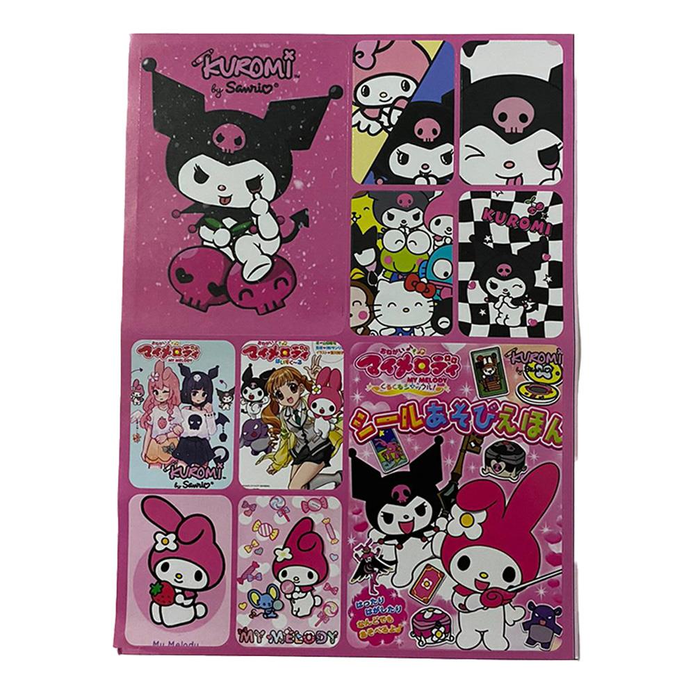Kuromi Temalı 10'lu Çıkartma 