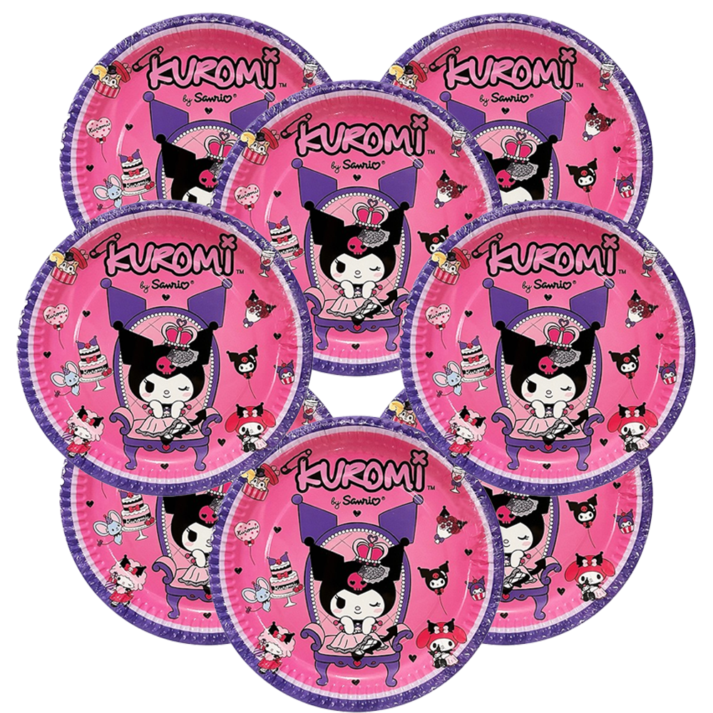 Kuromi Temalı 8 Kişilik Doğum Günü Seti