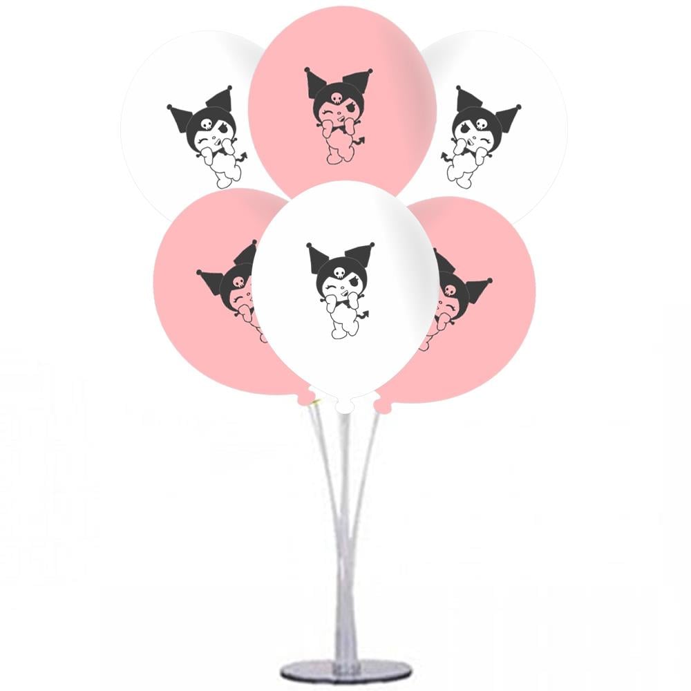 Kuromi Temalı Ayaklı Balon Standı 7'li