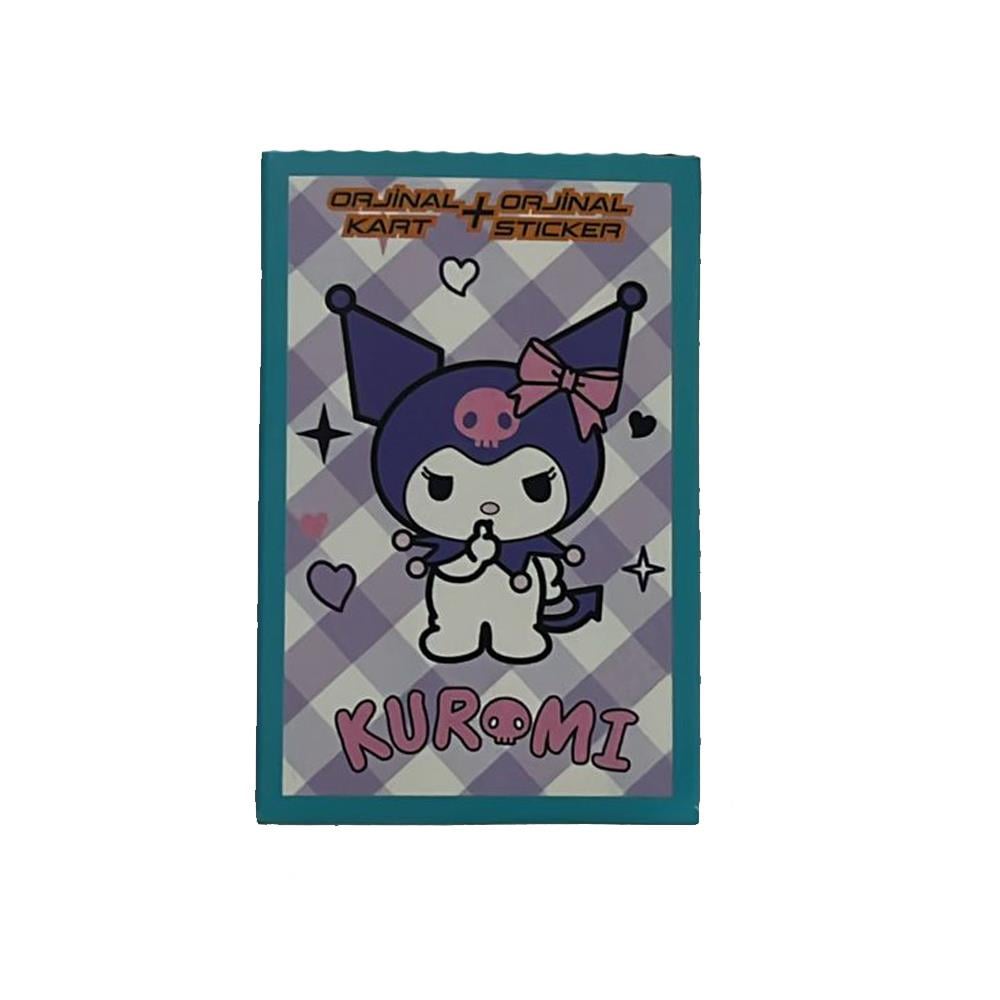 Kuromi Temalı Hediyelik Sticker ve Kart