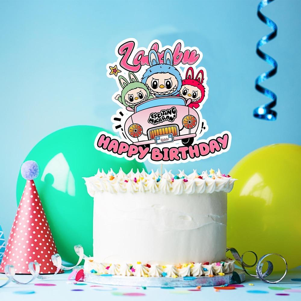 Labubu Temalı Pasta Süsü