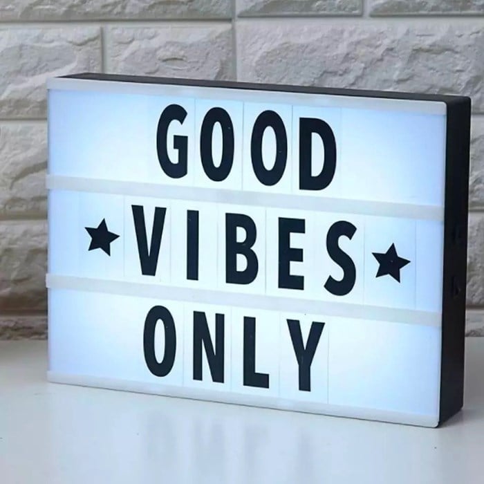 Led Light Box Işıklı Mesaj Panosu