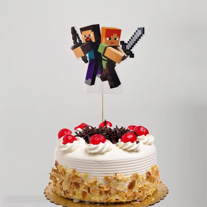 Minecraft Çubuklu Maket Süs
