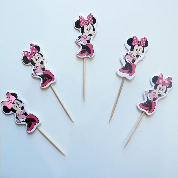 Minnie Mouse Kürdan Süs 20 Adet