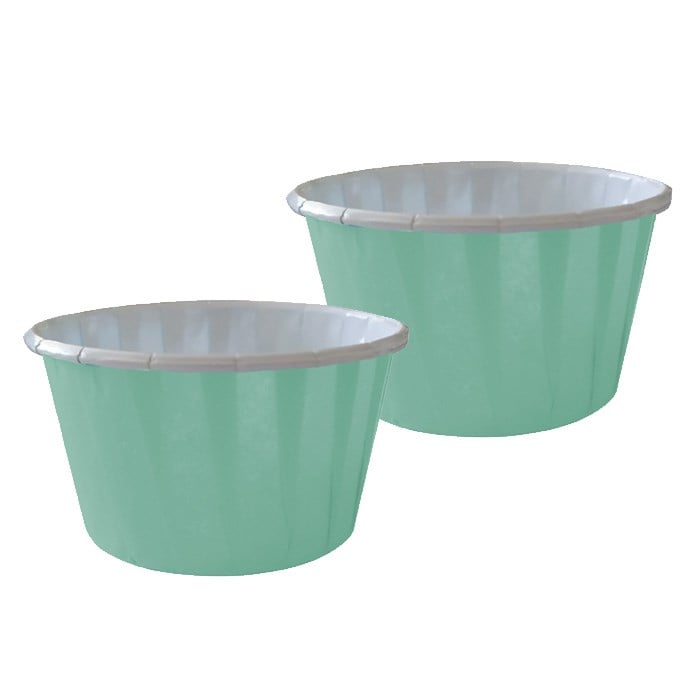 Mint Yeşili Cupcake Kek Kapsülü - 20 Adet