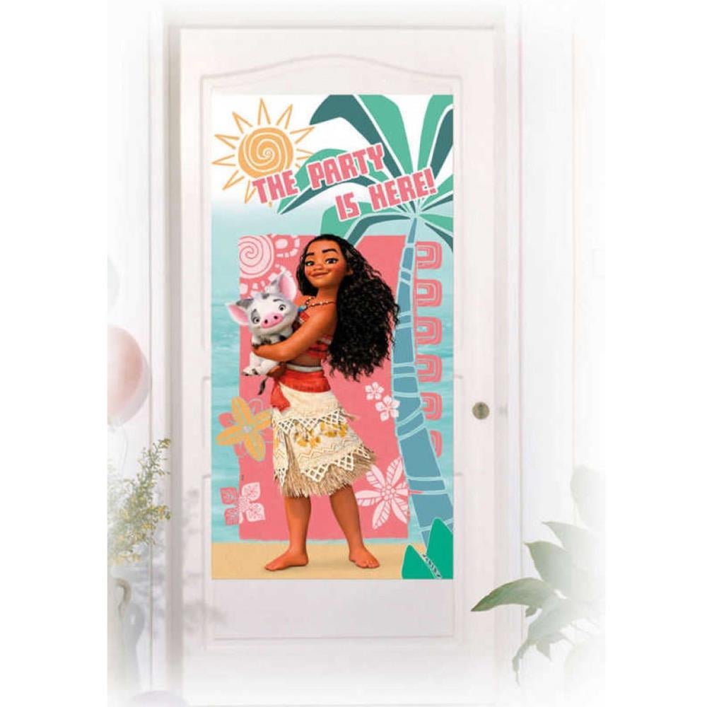 Moana Temalı Kapı Banner