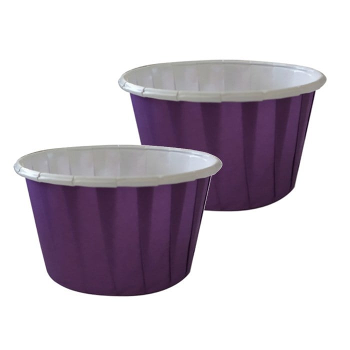 Mor Cupcake Kek Kapsülü - 20 Adet