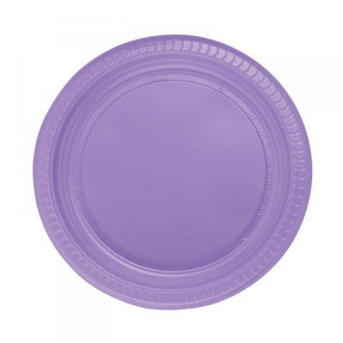 Mor Plastik Tabak 22 cm - 10 Adet