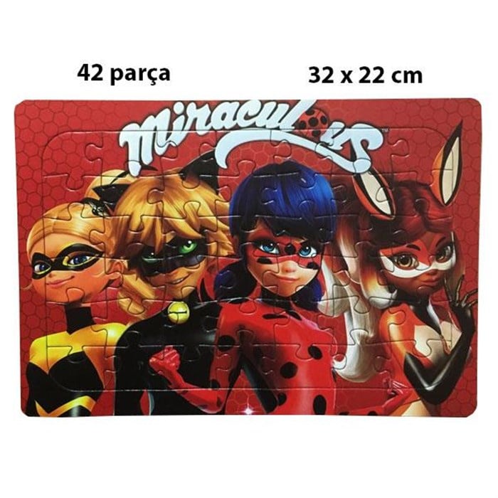 Mucize Uğur Böceği Temalı Puzzle Yapboz - 42 Parça