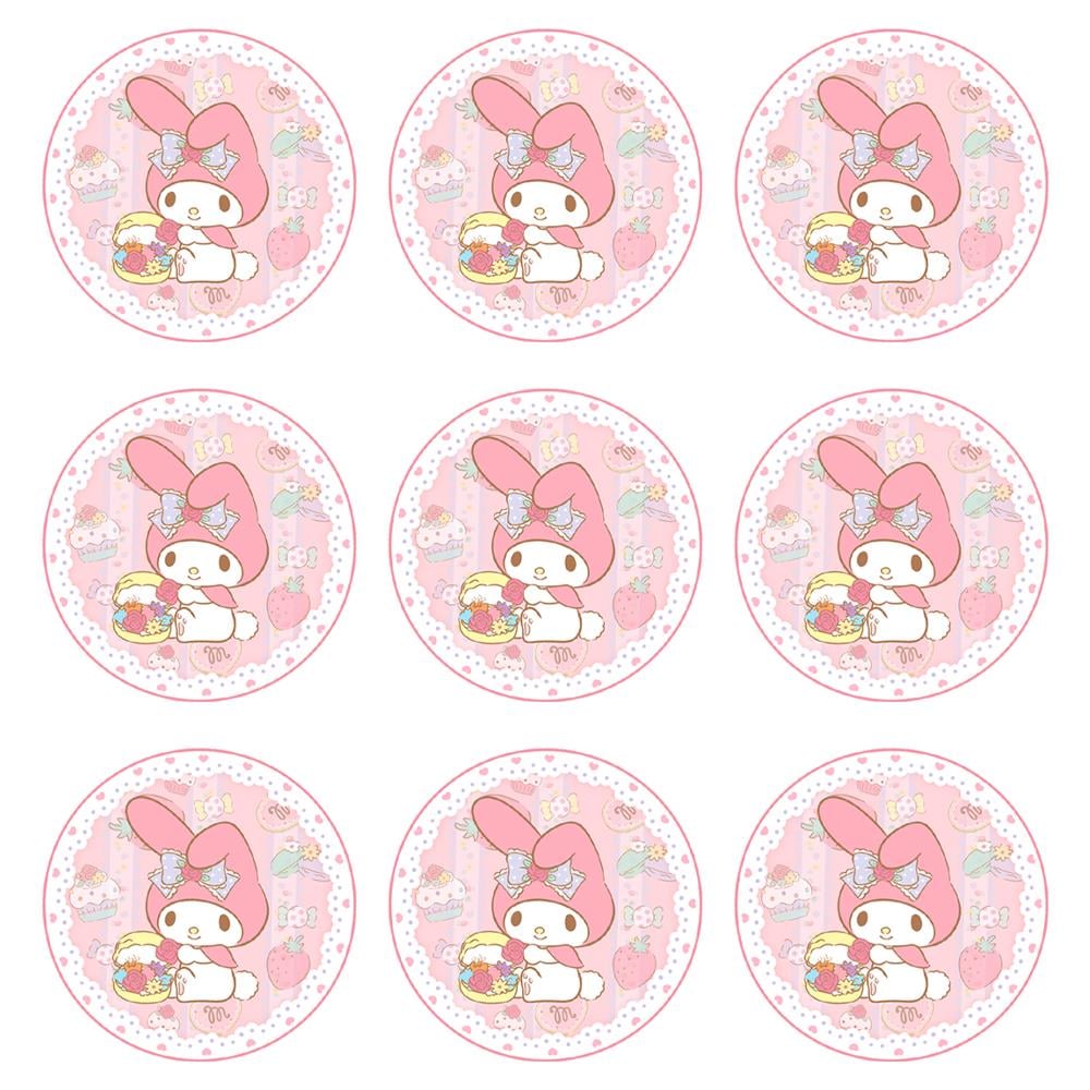 My Melody Temalı Etiket 10 Adet - 5 cm