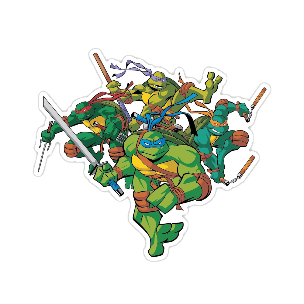 Ninja Turtles Özel Kesim Sticker 1 Adet