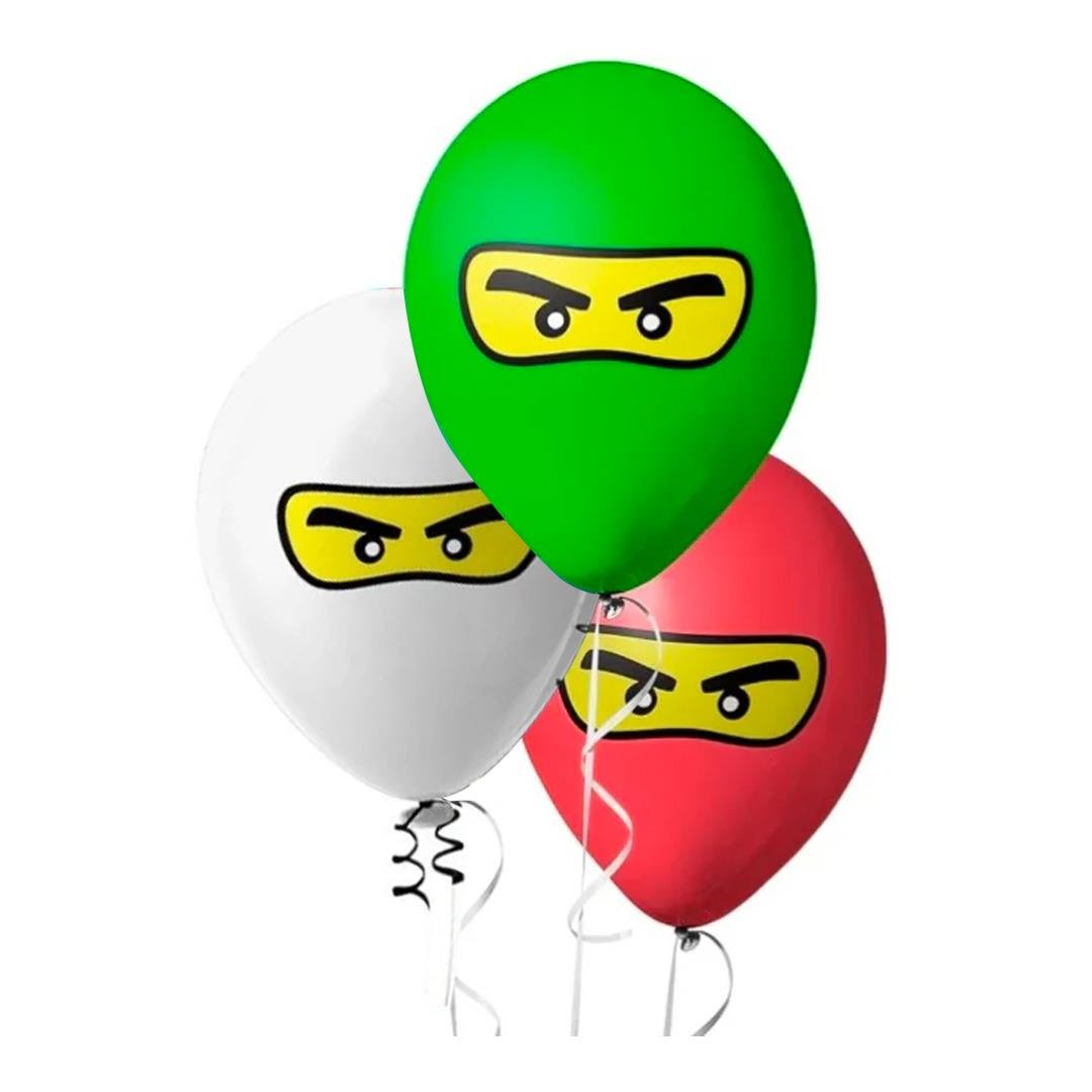 Ninjago Temalı Lateks Balon 5'li