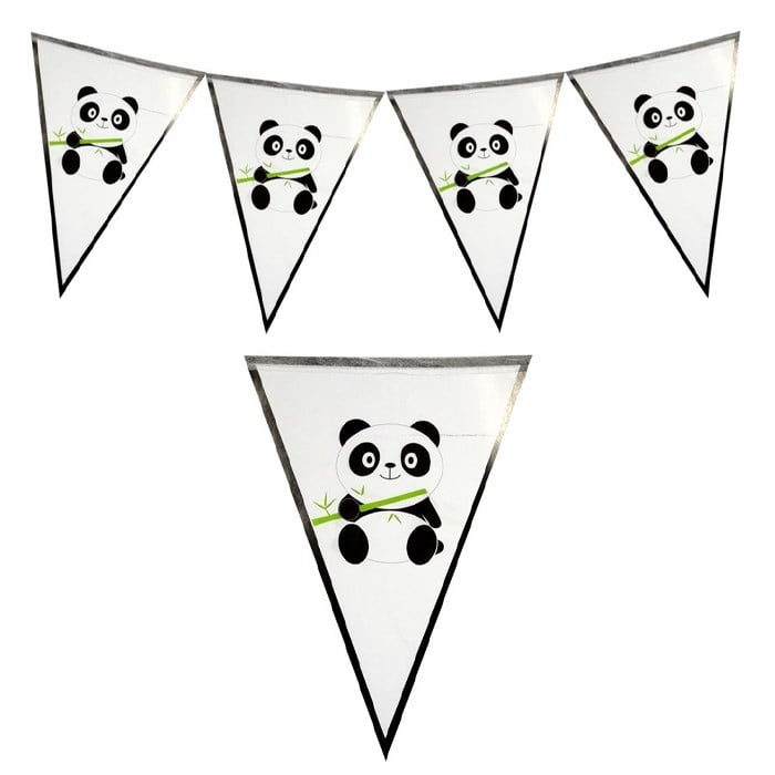 Panda Flama Bayrak - 2 metre
